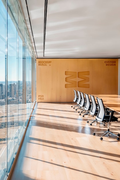 Modèle d'espace de bureau moderne