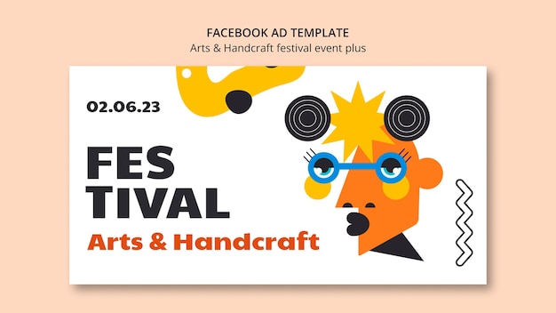 Modèle facebook arts et artisanat