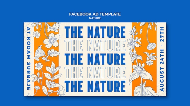 Modèle Facebook D'événement Nature