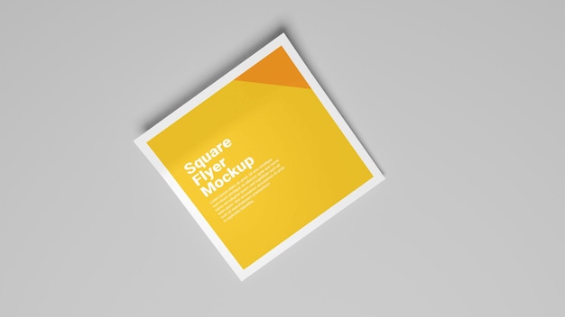 Modèle de flyer carré PSD