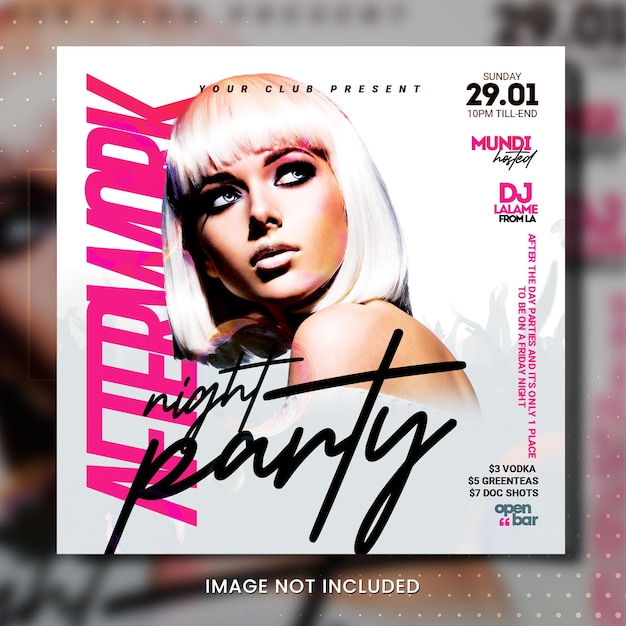 Modèle de Flyer de DJ