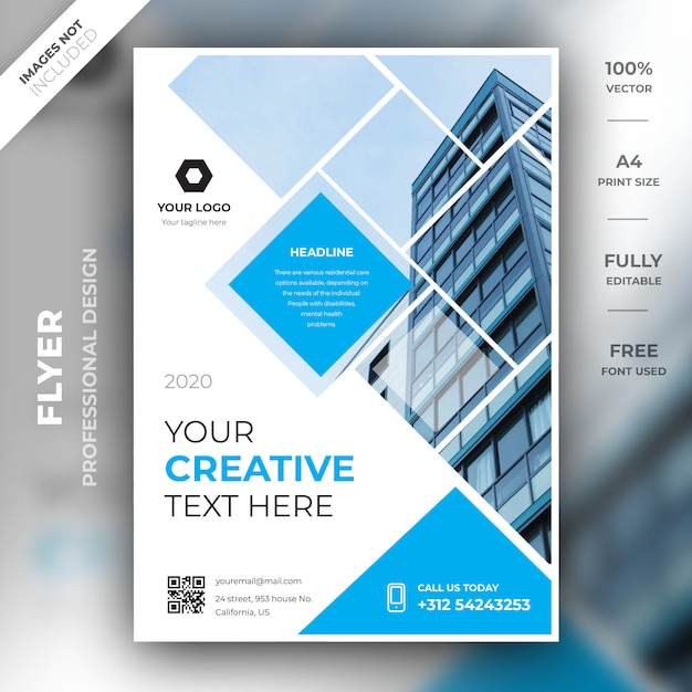 Modèle de flyer d&#39;entreprise