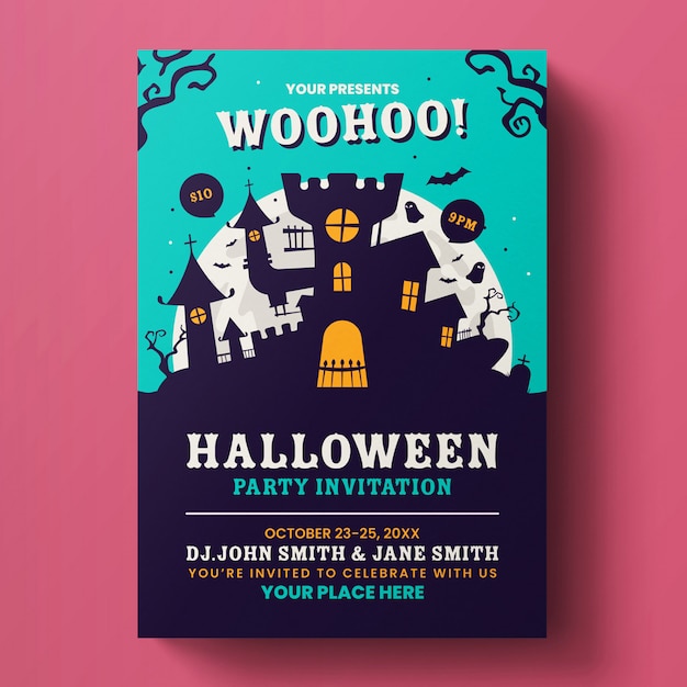 Modèle de Flyer de halloween