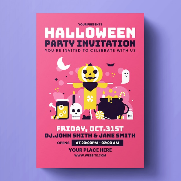 Modèle De Flyer De Halloween