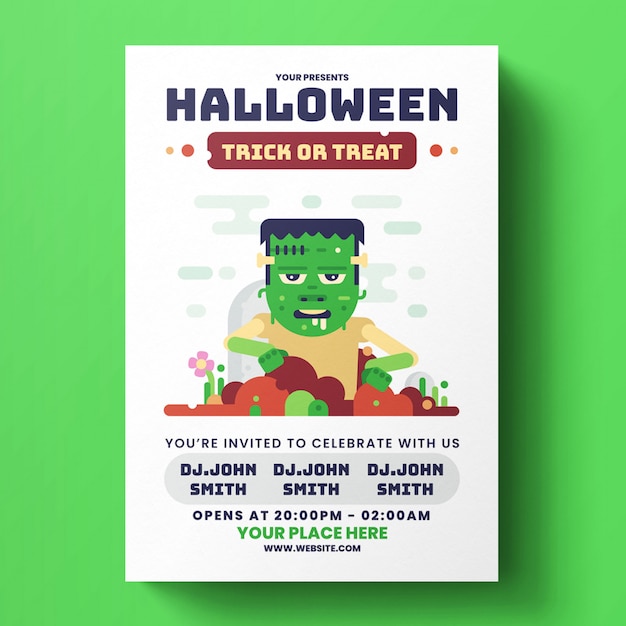 Modèle De Flyer De Halloween