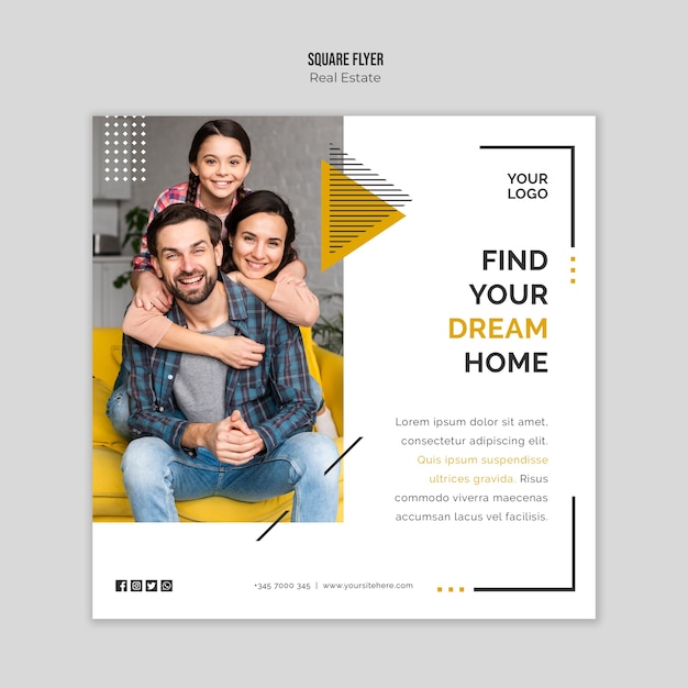 Modèle de flyer immobilier
