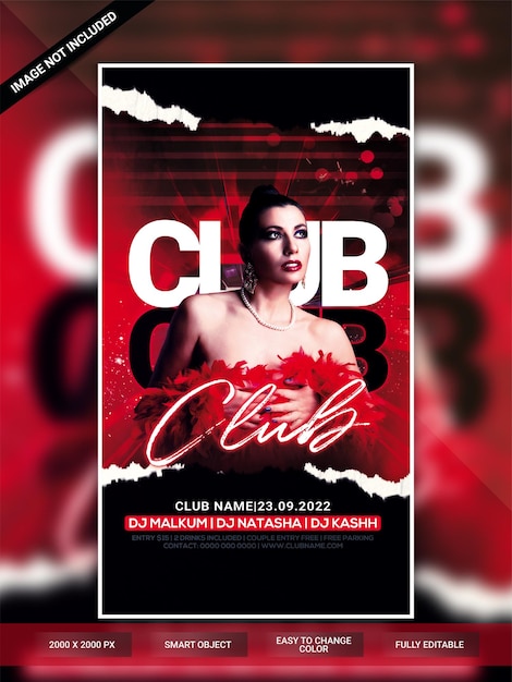 Modèle De Flyer De Soirée Club