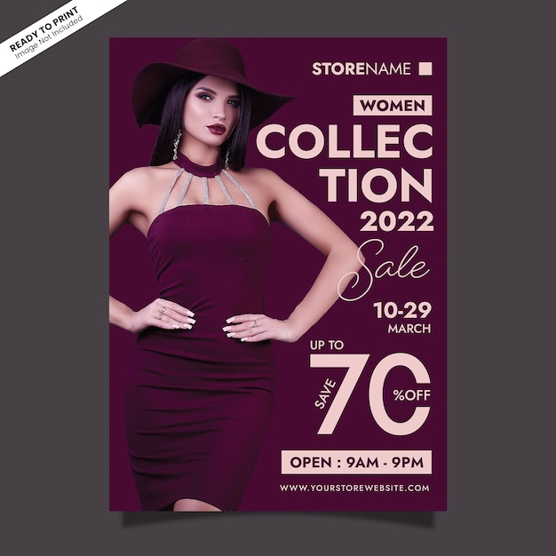 Modèle De Flyer De Vente De Mode Collection Femmes