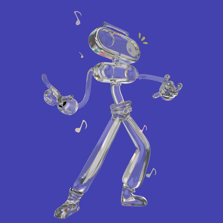 PSD modèle de forme d'objet de rendu 3d