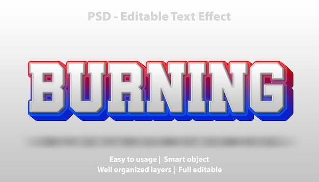 Modèle de gravure d'effet de texte