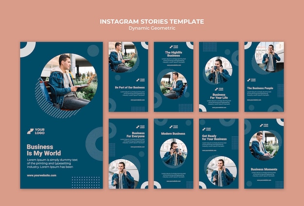 Modèle D'histoires Instagram