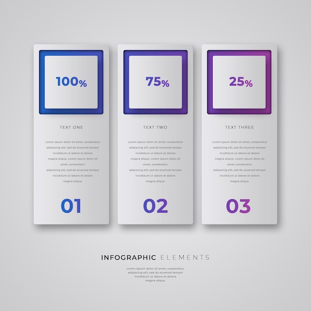 PSD modèle infographique