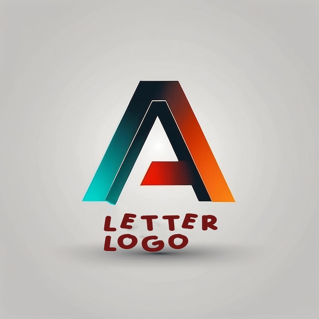 PSD un modèle de lettre de concept de conception de logo