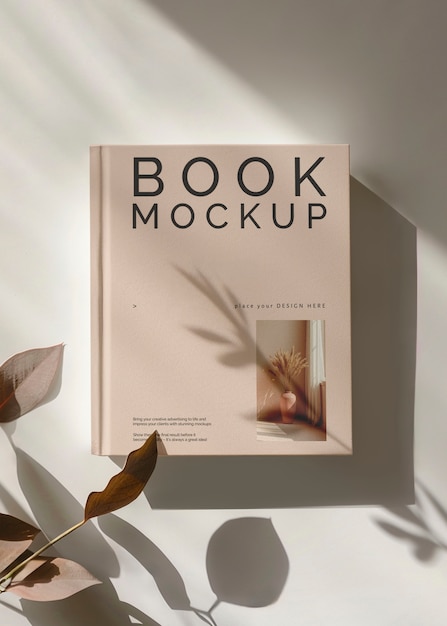 Modèle de livre au-dessus de la vue