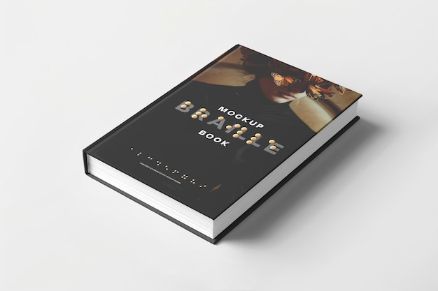 Modèle de livre en braille à l'intérieur