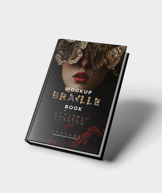 Modèle de livre en braille à l'intérieur