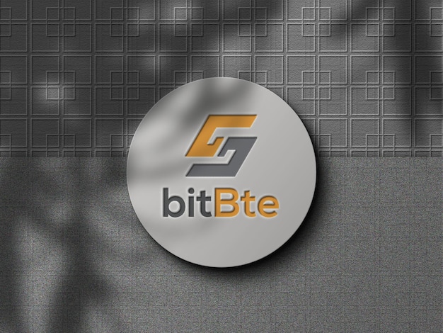 Modèle de logo créatif gravé