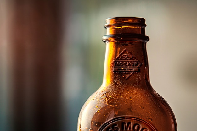 Modèle de logo à effet de verre