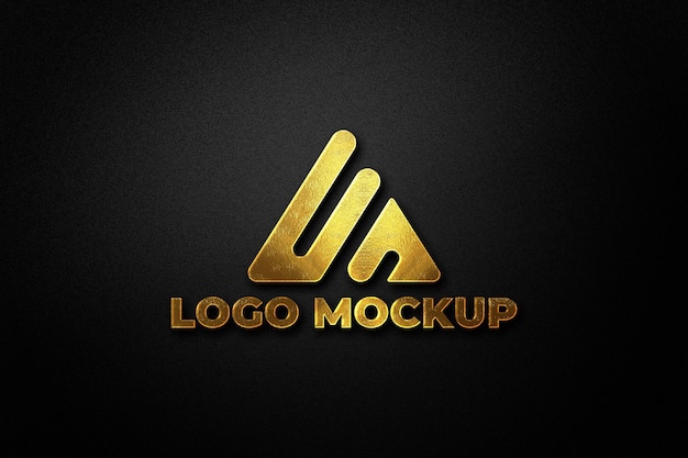 Modèle de logo en feuille de cuivre