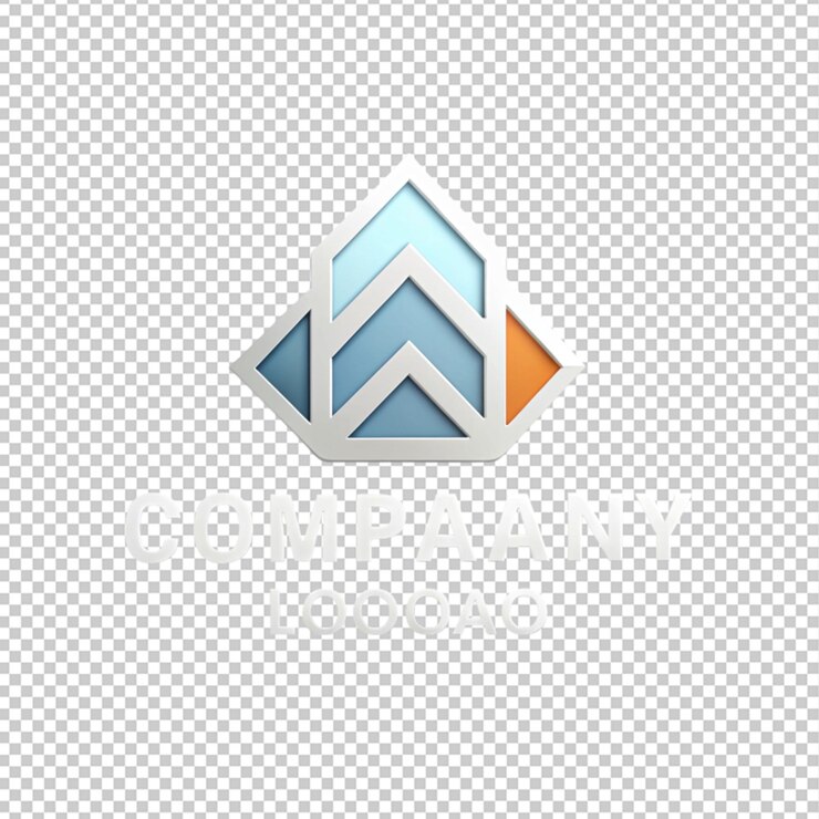 PSD modèle de logo