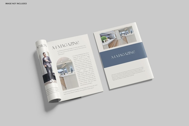 Modèle de magazine A4