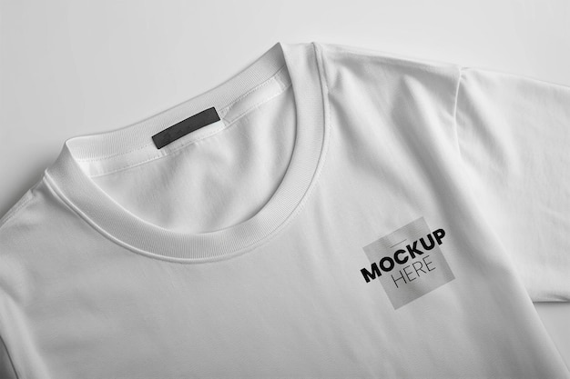 Modèle de maillot blanc PSD à vue frontale modifiable