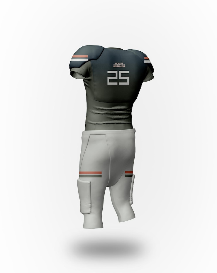 PSD modèle de maillot de football américain