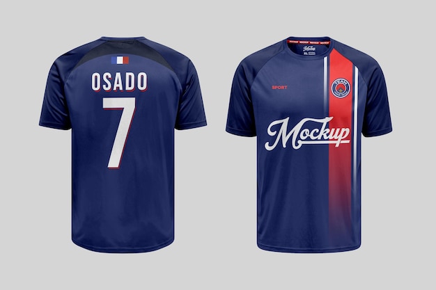 PSD modèle de maillot de football