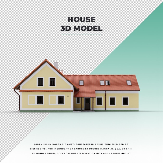 modèle de maison d'architecture moderne