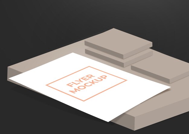 Modèle de maquette d'affiche psd
