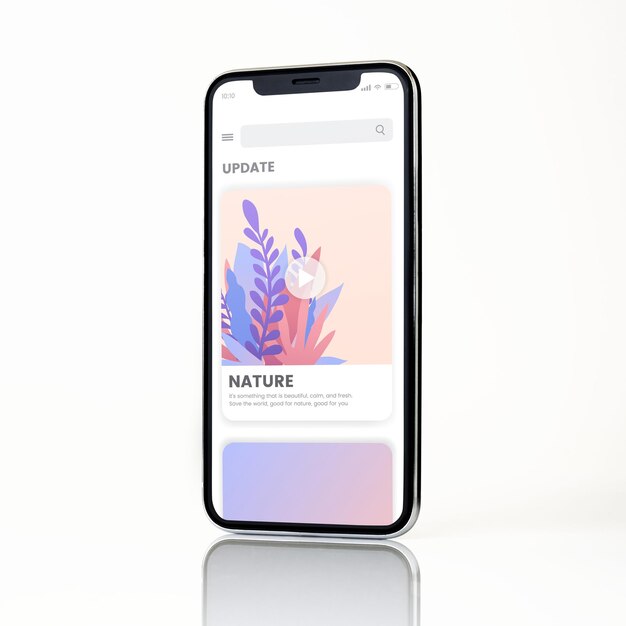modèle de maquette d'applications mobiles