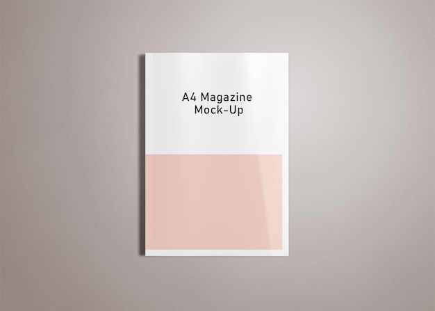 Modèle de maquette de magazine A4