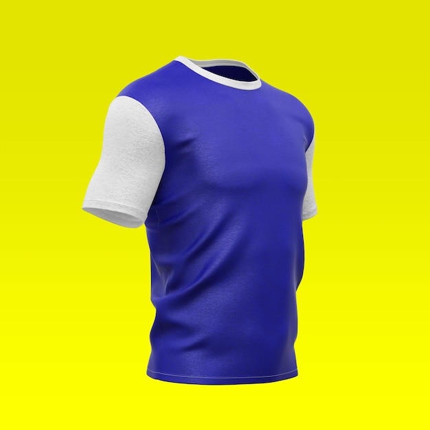 Modèle de maquette de T-shirt PSD vue avant