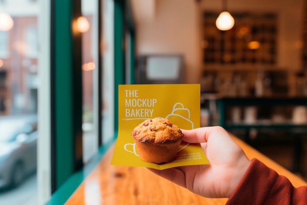 PSD modèle de marque de produits de boulangerie