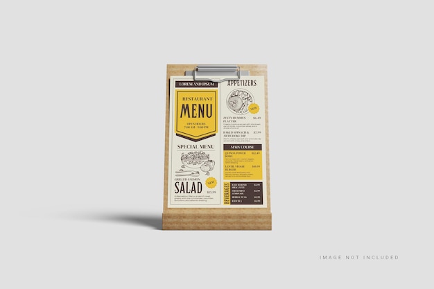 Modèle de menu autonome