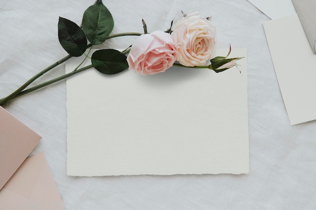 Modèle de modèle de carte blanche