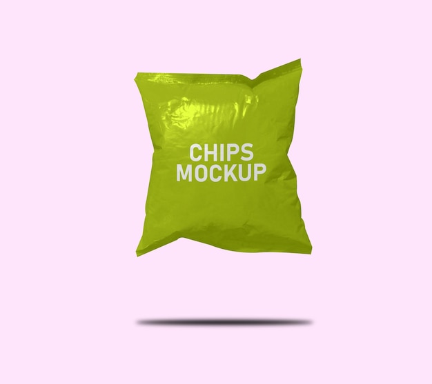 Modèle de modèle de conception PSD du sac à chips