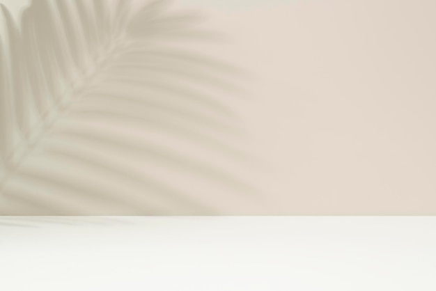 Modèle de mur beige produit arrière-plan de conception de lumière naturelle psd