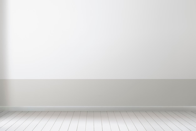 Modèle de mur de pièce vide psd conception intérieure minimale