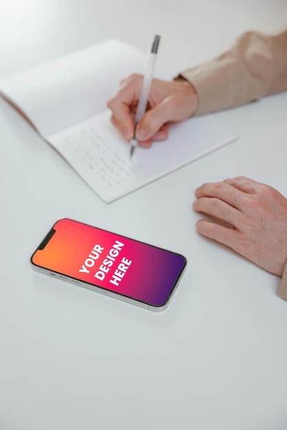 modèle de notes mobiles