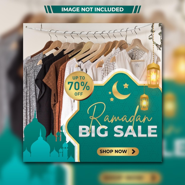 Modèle De Page De Destination De Vente Tosca Ramadan Or