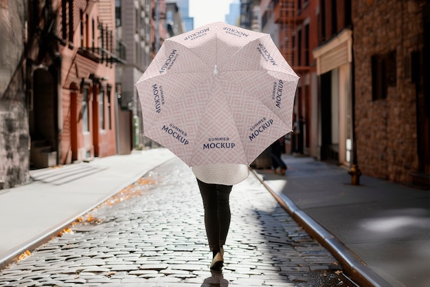 PSD modèle de parasol d'été