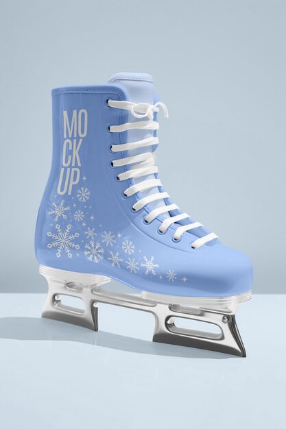 PSD modèle de patinage sur glace