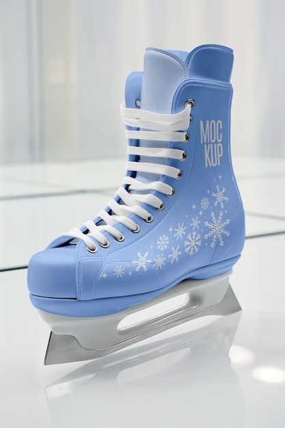 PSD modèle de patinage sur glace