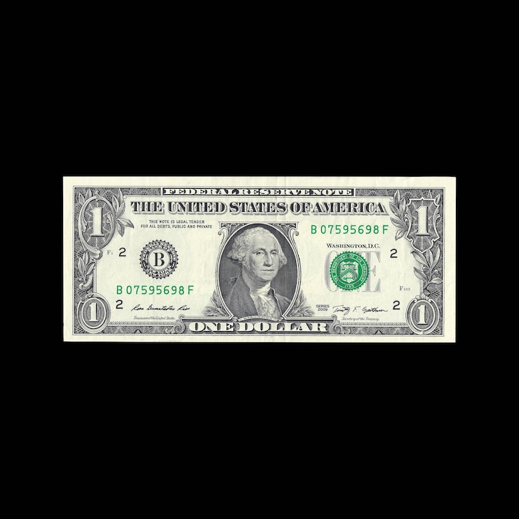 PSD modèle png gratuit en dollars