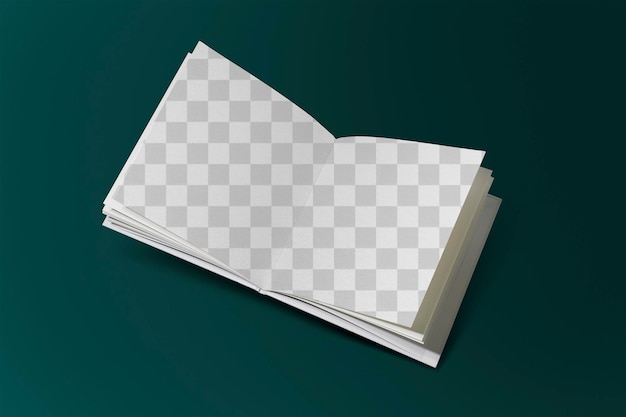 Modèle png transparent du livre