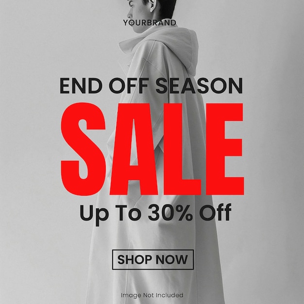 Modèle de post Instagram de vente de mode