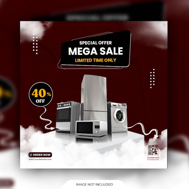 PSD modèle de produit exclusif gadget mega vente