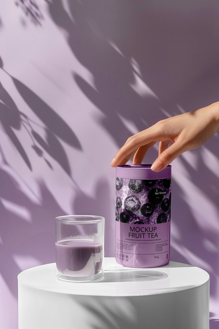 Modèle de produit de thé matcha