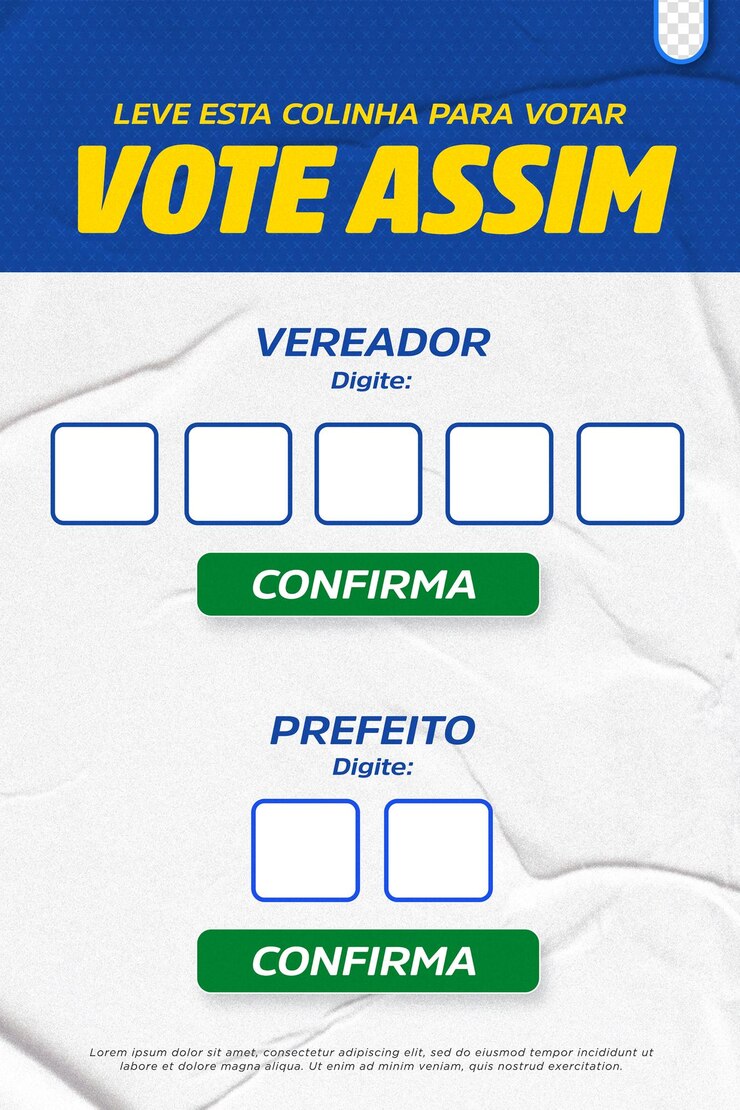 PSD modèle psd campagne politique modifiable au brésil conseiller président adjoint eleicoes brésil